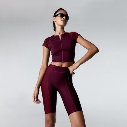 Ensemble de sport Top+Short PedalPower pour femmes Black Limba