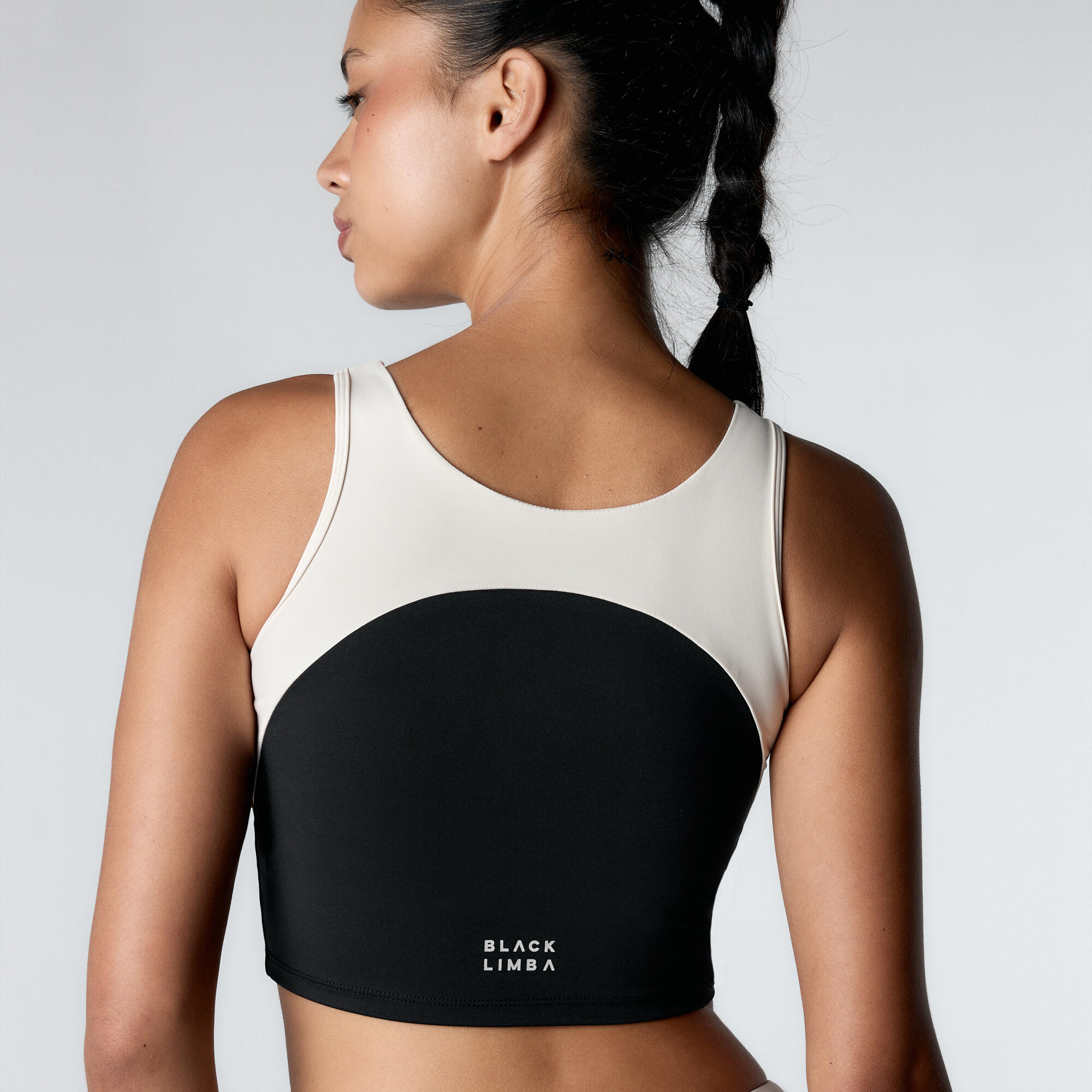 Sujetador Top deportivo Taijitu Sujeción alta de mujer Black Limba Black 2/7