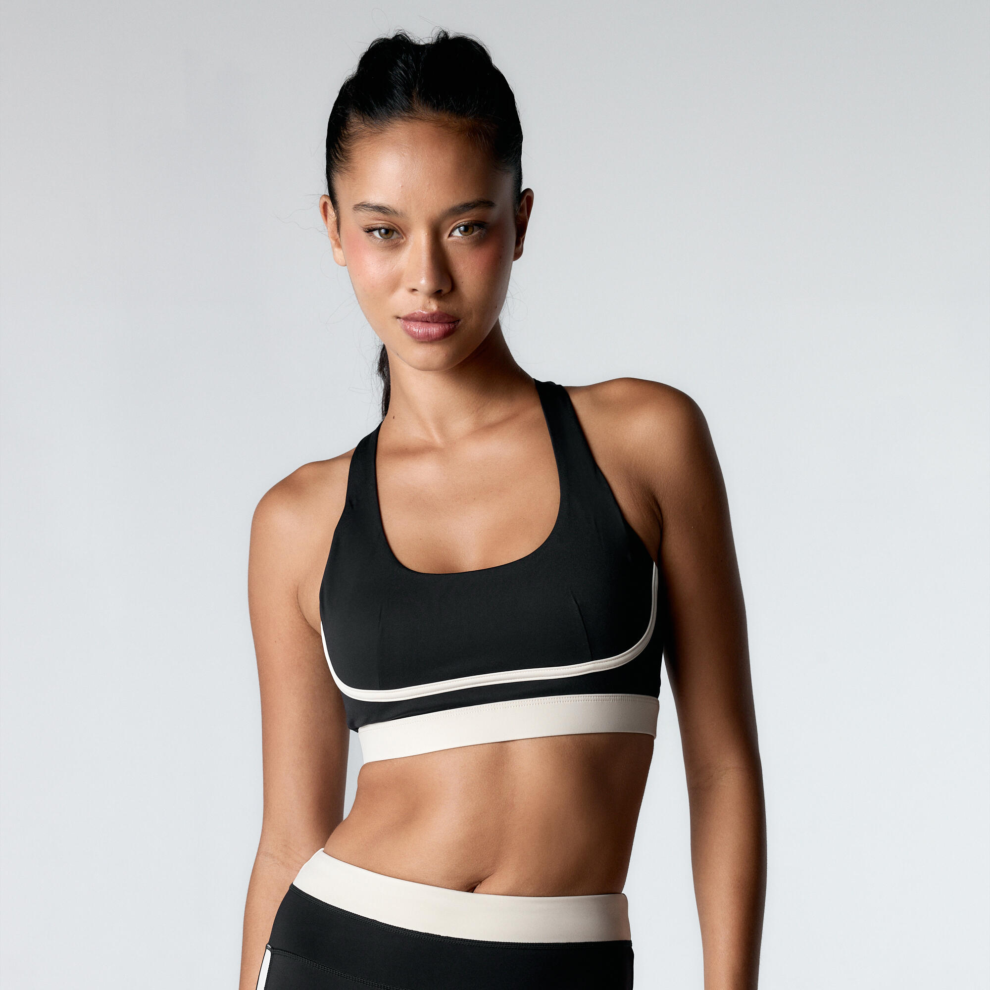 Black Limba - Brassière De Sport Tao Maintien Supérieur Pour Femmes Black Limba - Brassière - Noir - Grand - Decathlon