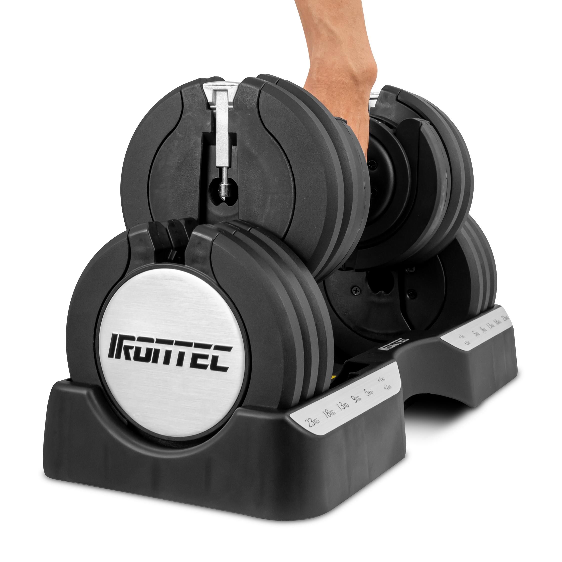 Adjustable Dumbbell SlideTec 15-IN-1 Max 25KG - IRONTEC