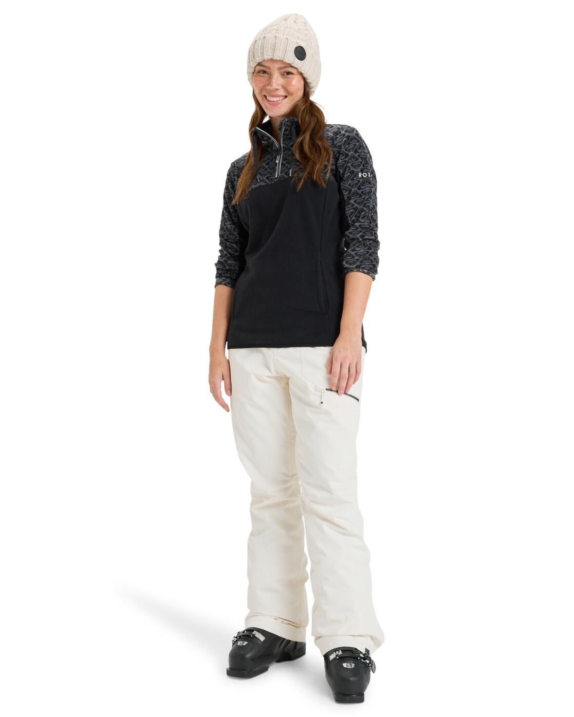 Funktionelles Mid-Layer SAYNA HALF ZIP Schwarz Dames 4/5