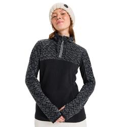 Couche intermédiaire technique SAYNA HALF ZIP Noir Femme