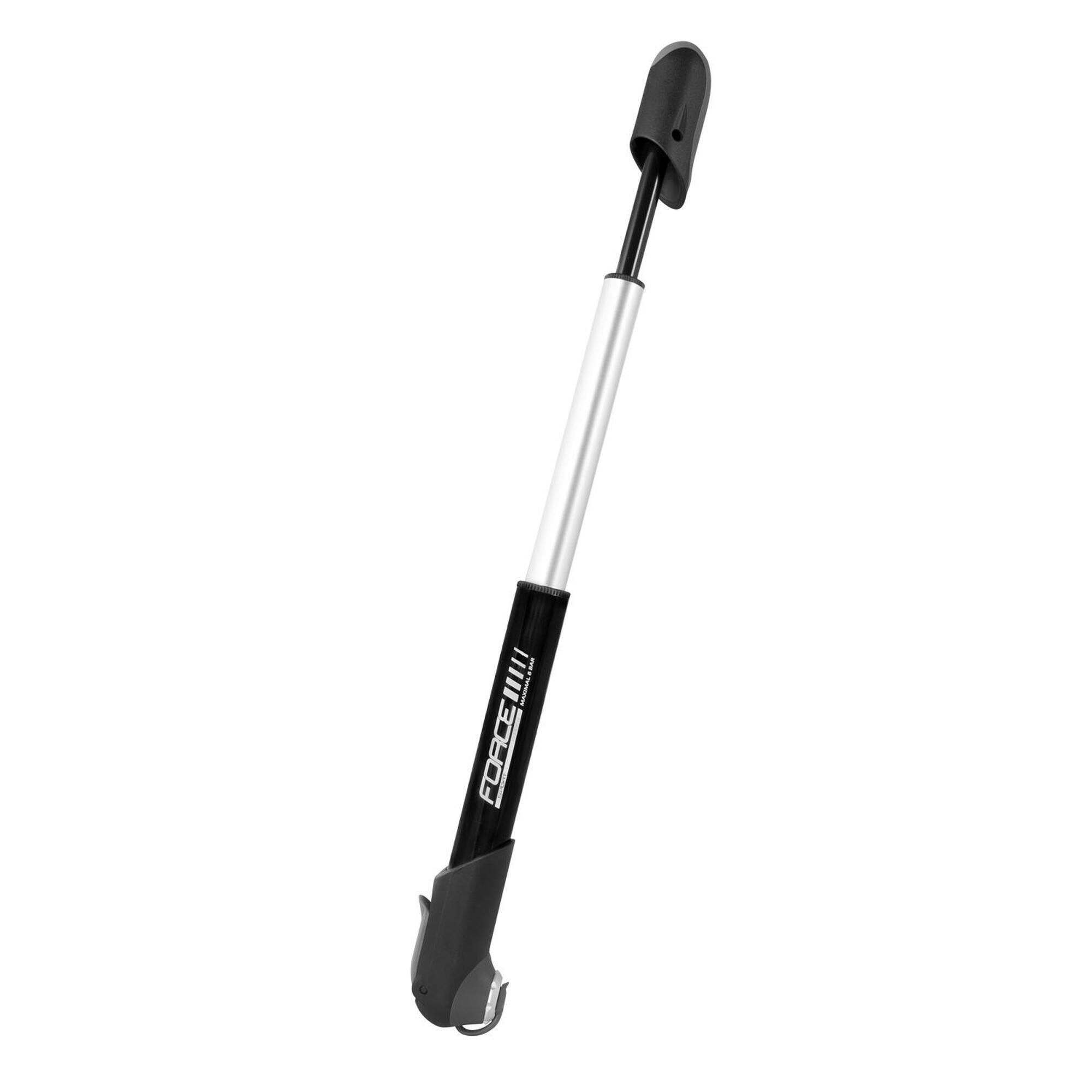 Pompa bicicleta Force Teleskop AL Neagra