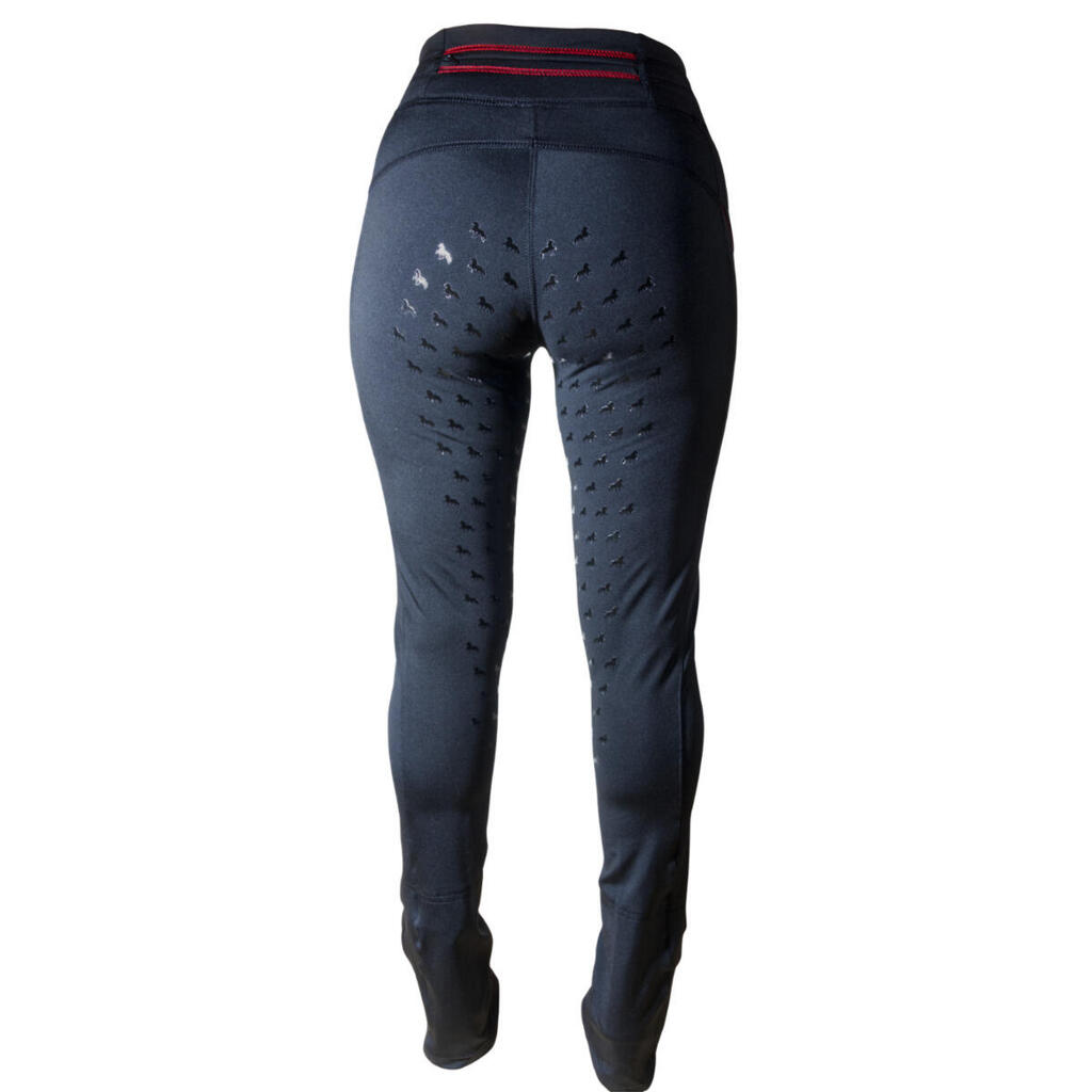 Full grip riding leggings with phone pocket for women Karlslund jodhpur Galdur