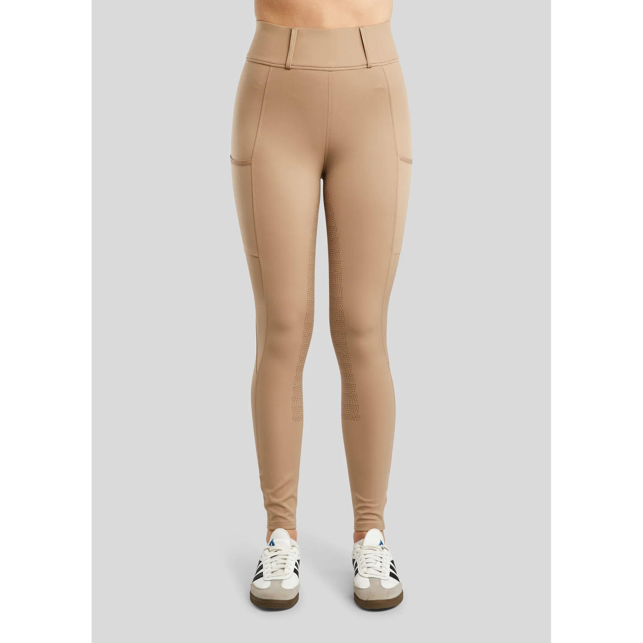 Damskie legginsy jeździeckie z pełną przyczepnością Montar MoElaine Logo 4/5