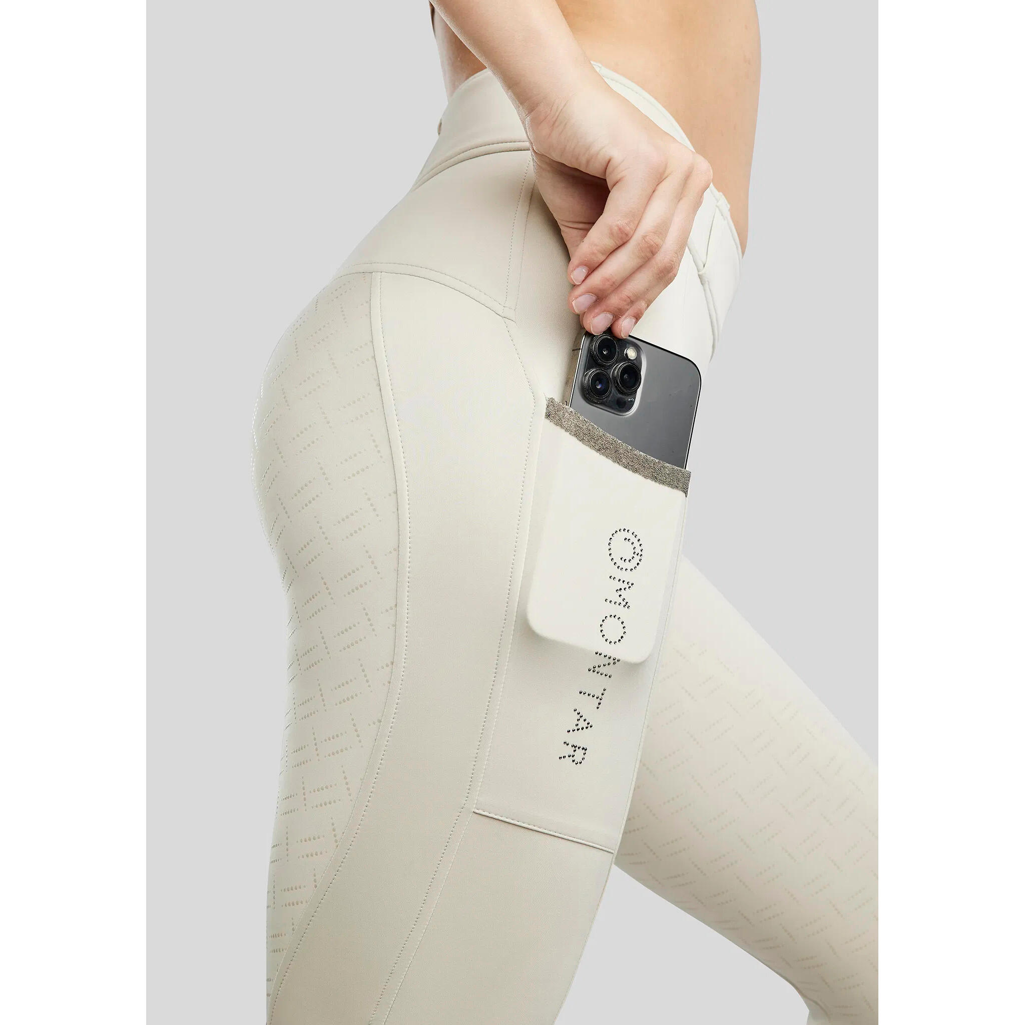 Reitleggings full grip Damen Montar Gloria Caviar Tape 4/5