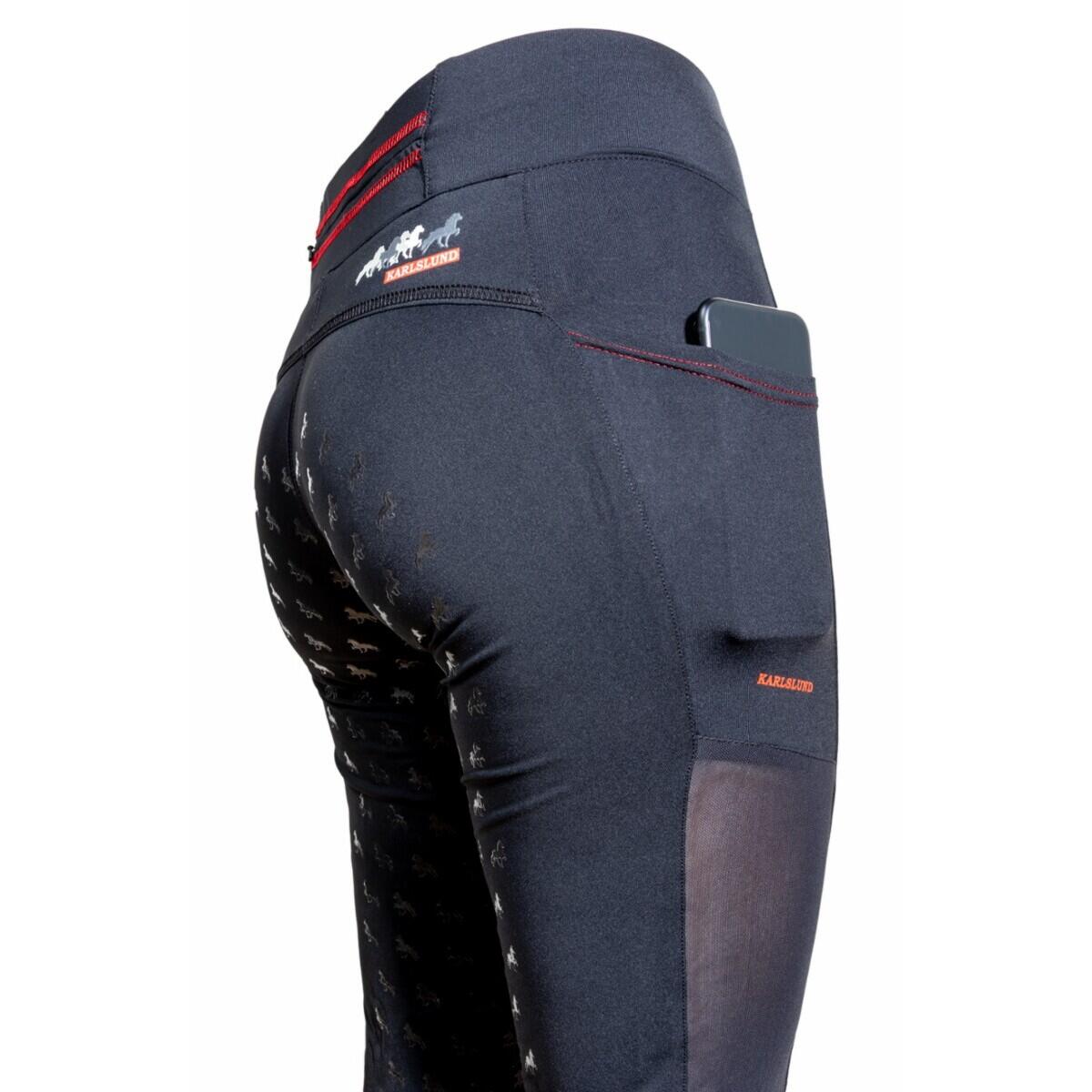 Legging équitation full grip femme Karlslund Galdur Jodhpur 4/5