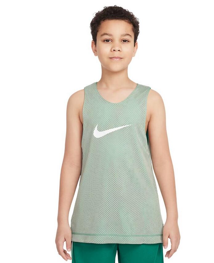 Canotta ragazzo nike reversibile dri-fit - verde 5/5