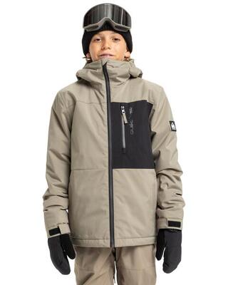 Technisch snowjack side hit solid beige jongens 4-16