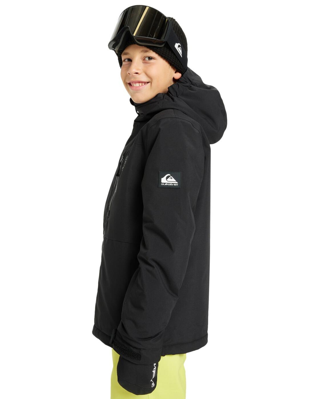 Veste de snow technique SIDE HIT SOLID Noir Garçon 4/4
