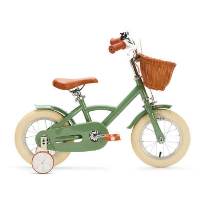 Generation Classic 12 pollici Verde – Bicicletta per Bambini con Cestino