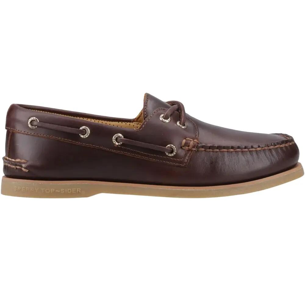 Scarpe Da Barca PelleUomo Sperry Authentic Gold Cup Marrone 3/4