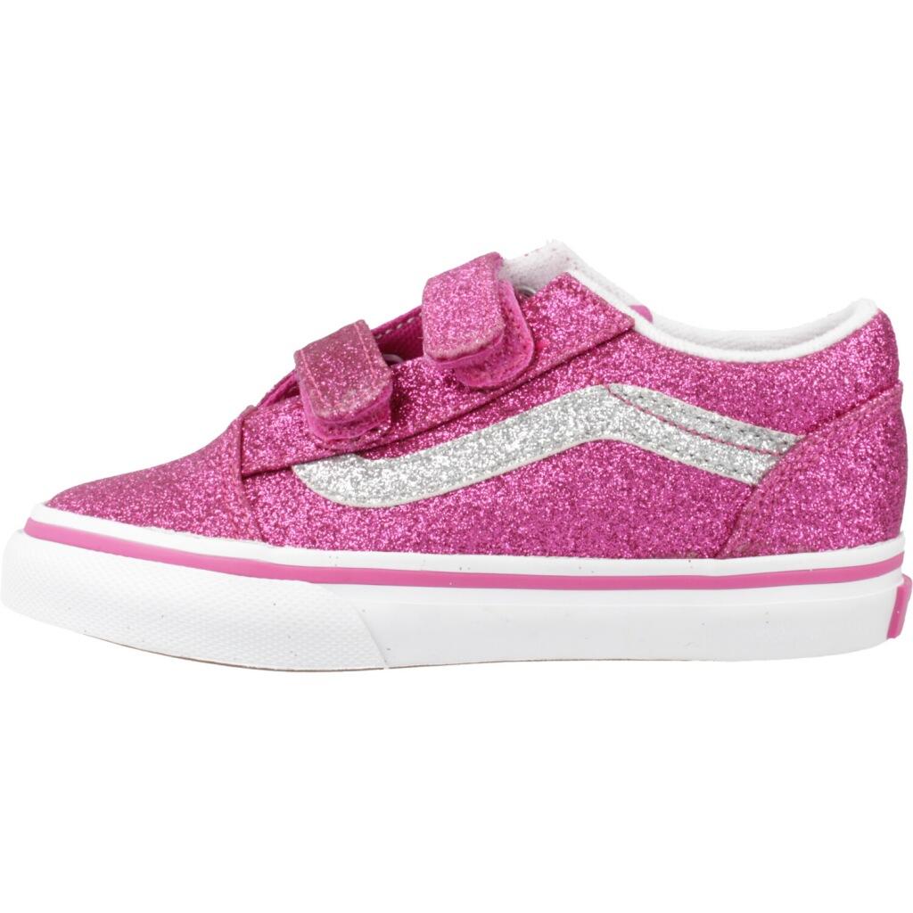 Baskets Vans Modèle Old Skool V Gltr Couleur Rose 2/5