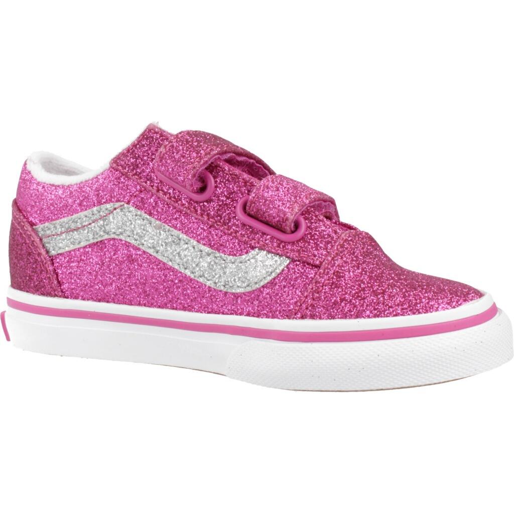 Baskets Vans Modèle Old Skool V Gltr Couleur Rose 5/5