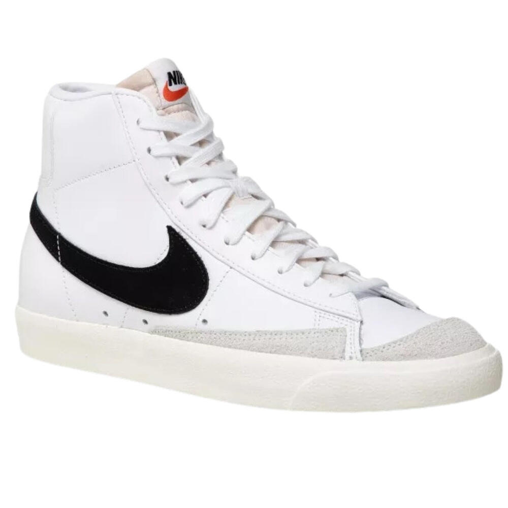 Schuhe Nike Blazer Mid '77 Vintage Weiß Schwarz 2/4