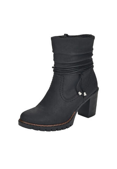 Rieker Damen Boots Klassische Stiefeletten Stiefel Y2591-01 schwarz