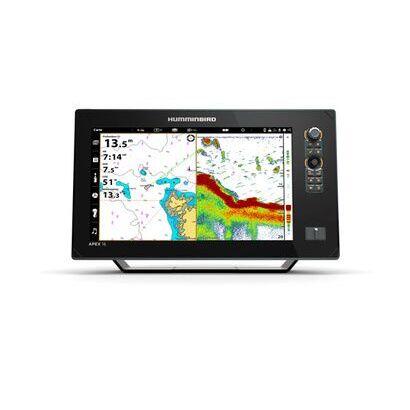 GPS combiné tactile version 2D et sonde tableau arrière Humminbird Apex 16