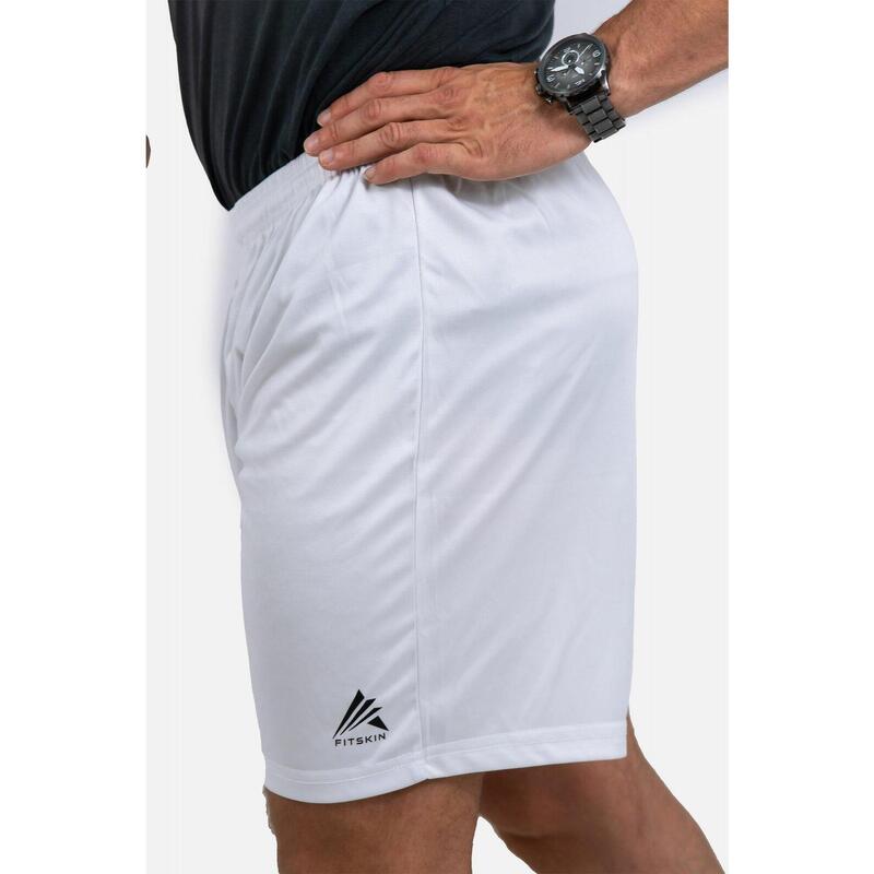 Short tehnic Fitskin Alb Seniori