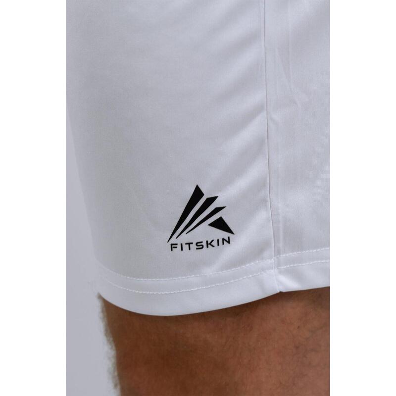 Short tehnic Fitskin Alb Seniori