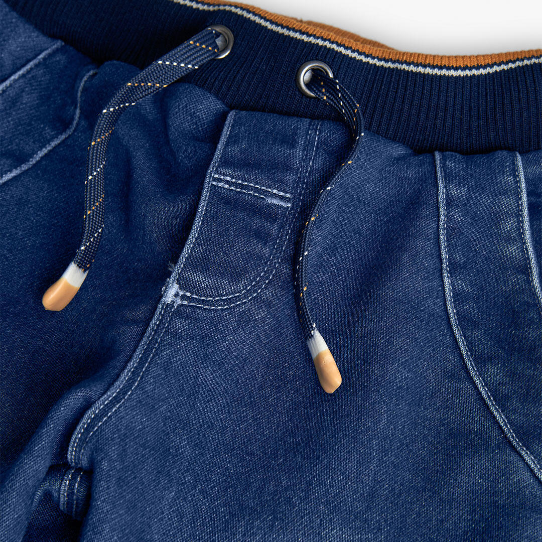 Pantalón Gimnasia Bebé Boboli Azul 3/4