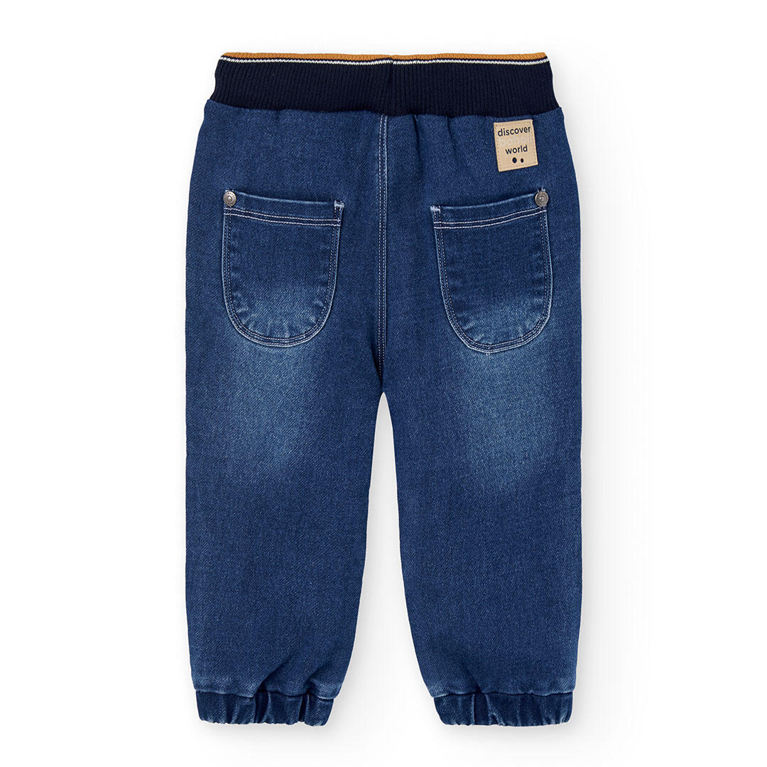 Pantalón Gimnasia Bebé Boboli Azul 2/4