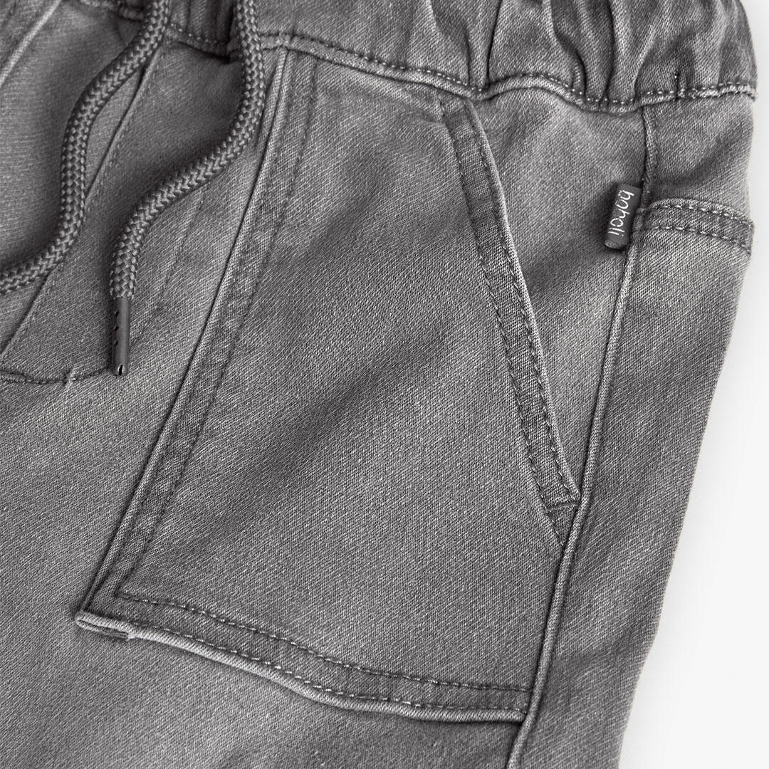 Pantalón Gimnasia Niño Boboli Gris 3/4