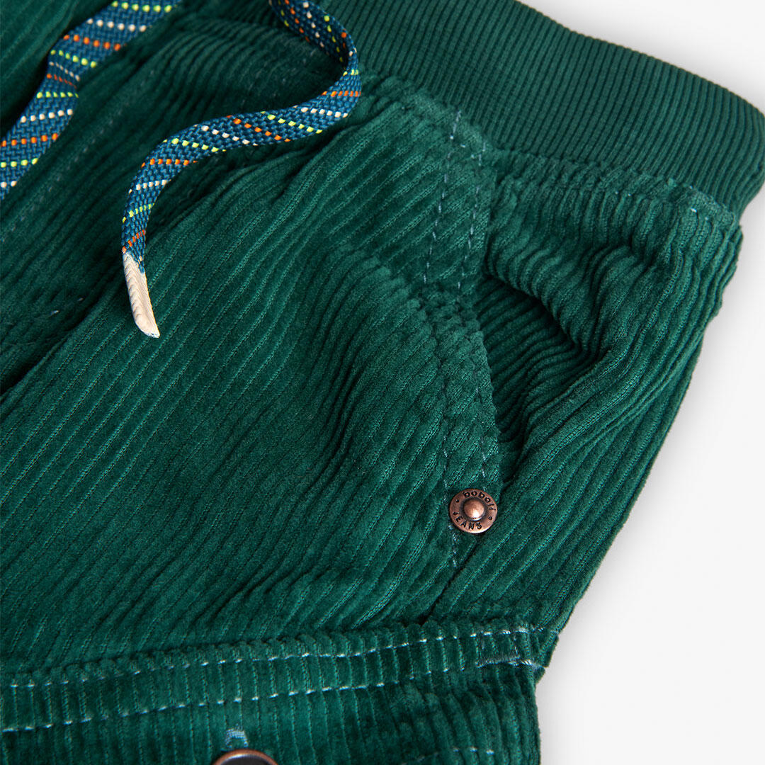 Pantalón Gimnasia Niño Boboli Verde 3/4