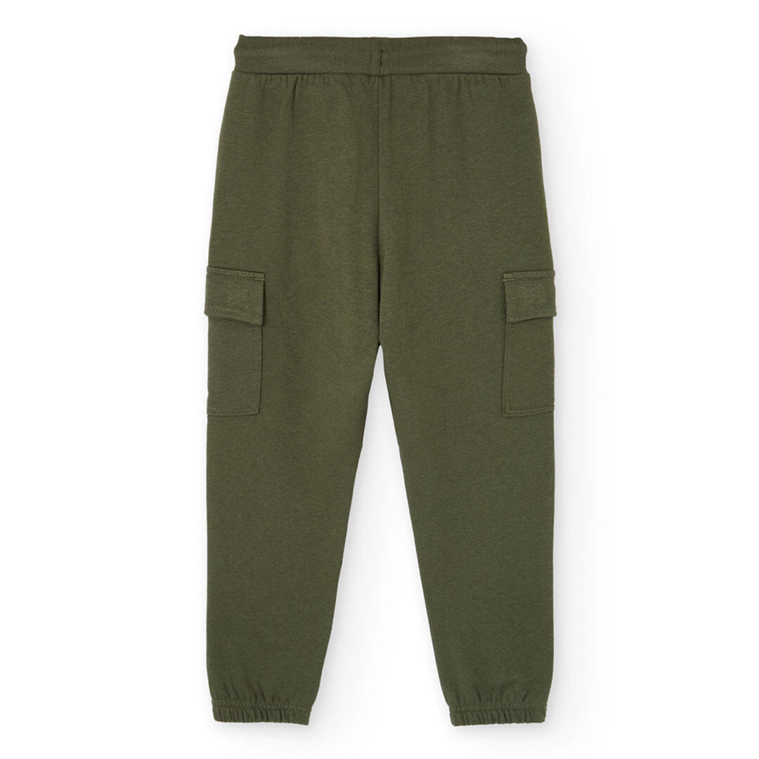 Pantalón Gimnasia Niño Boboli Verde 2/4