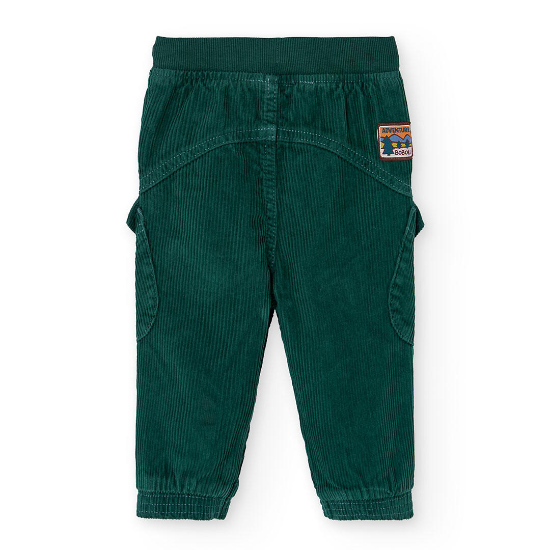 Pantalón Gimnasia Niño Boboli Verde 2/4