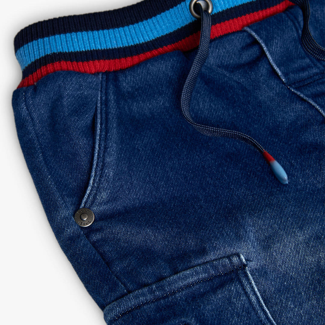 Pantalón Gimnasia Niño Boboli Azul 4/4