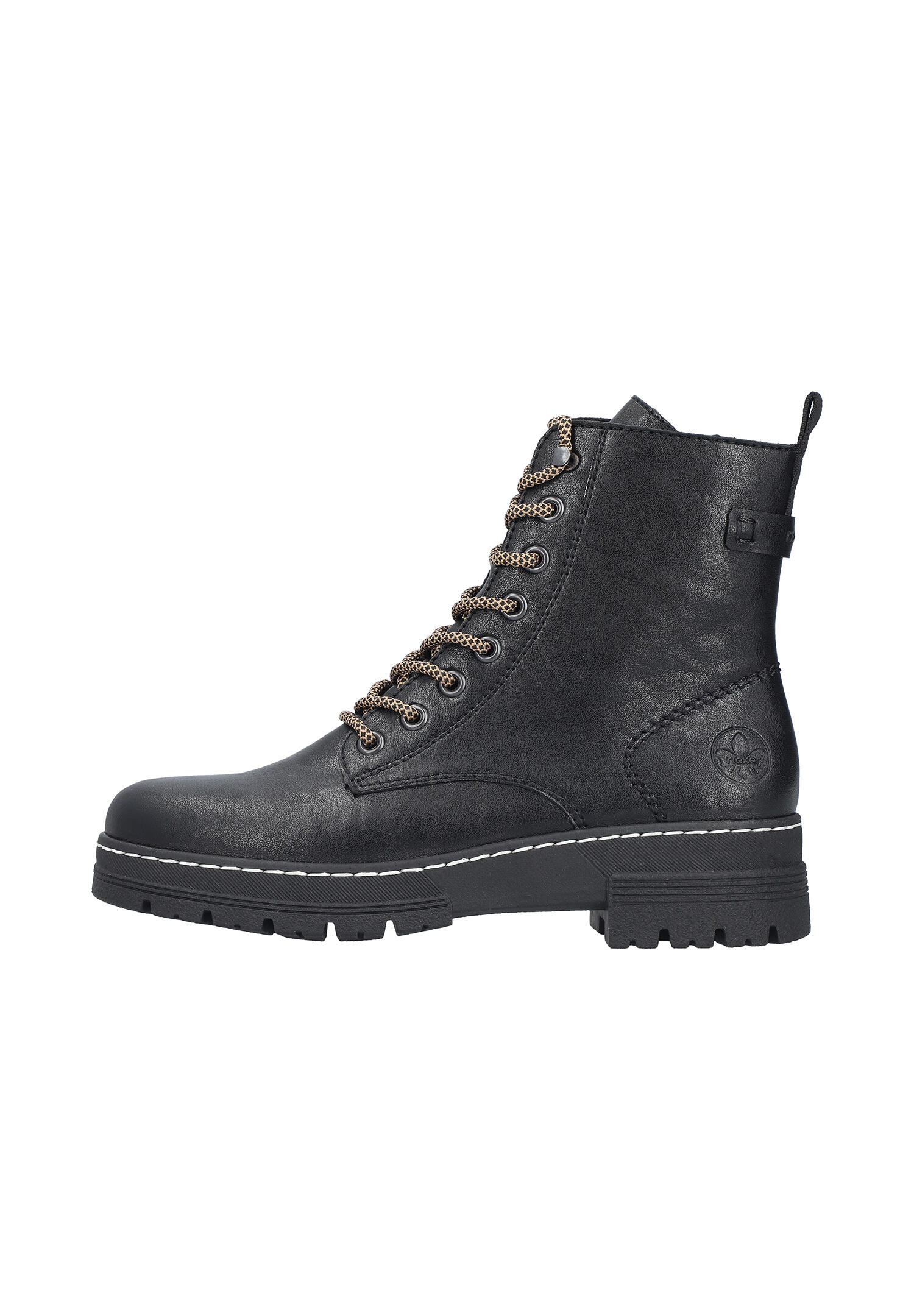 Rieker Damen Biker Boots Stiefelette Stiefel 73850-00 schwarz 2/7
