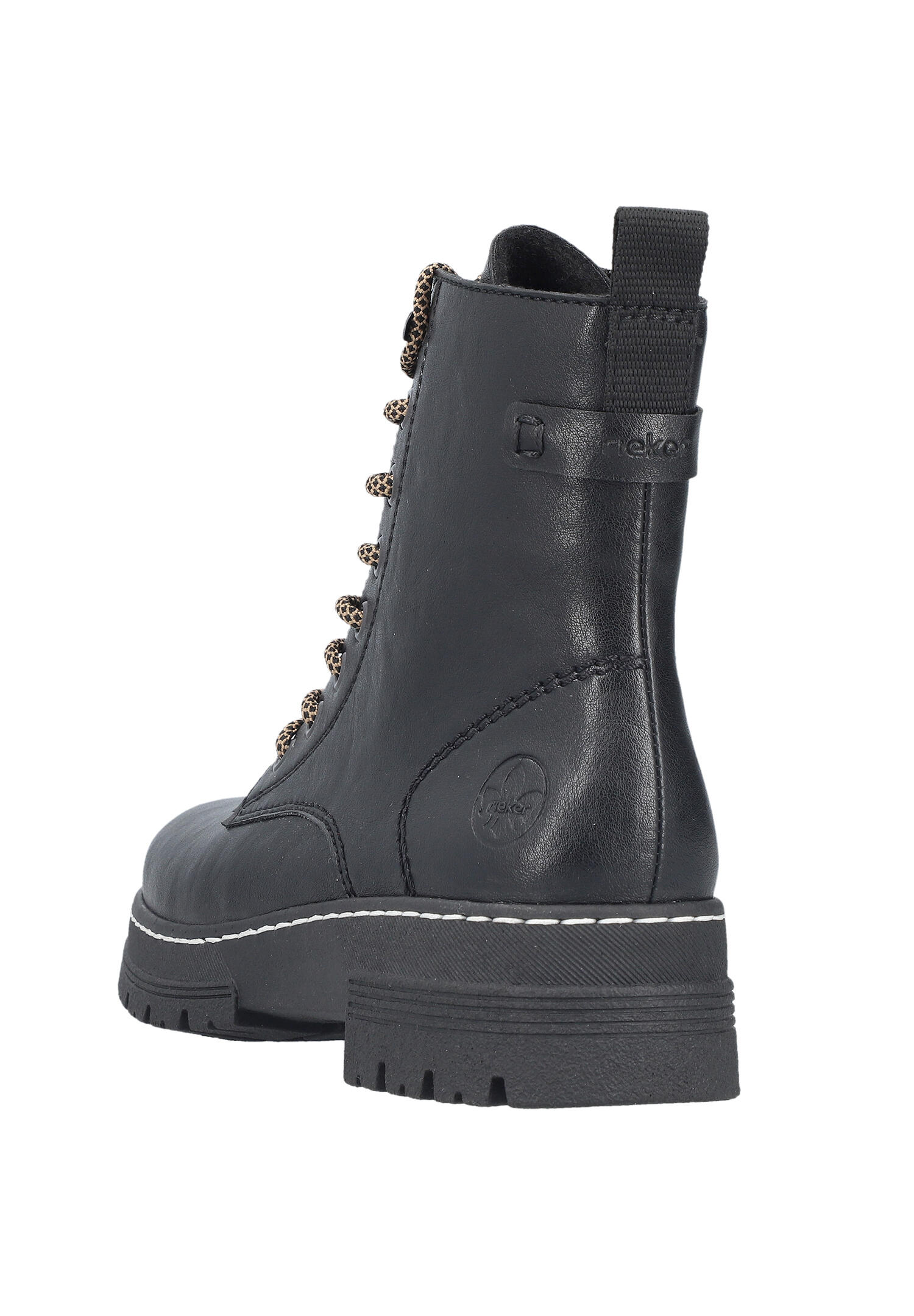 Rieker Damen Biker Boots Stiefelette Stiefel 73850-00 schwarz 5/7