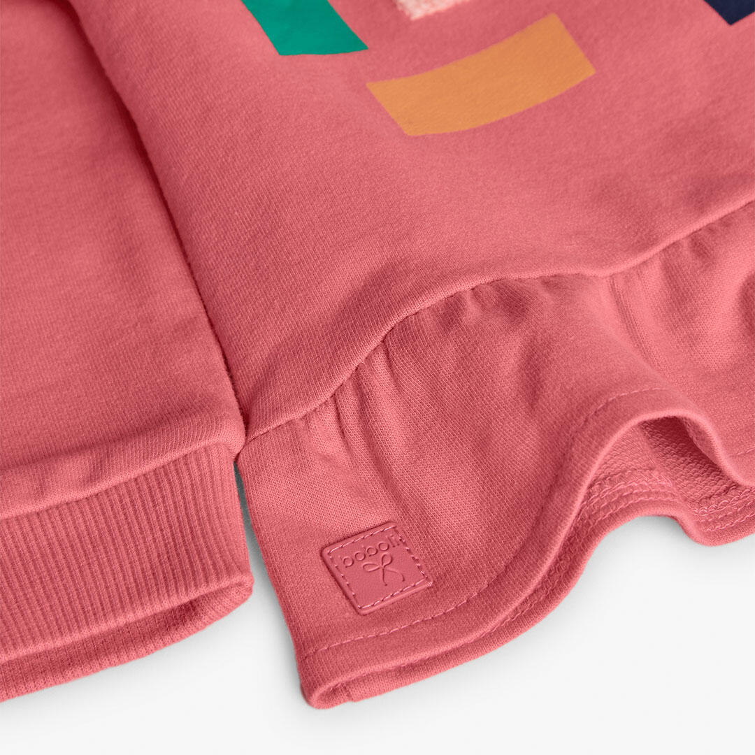Sudadera Gimnasia Bebé Boboli Rosa 4/4