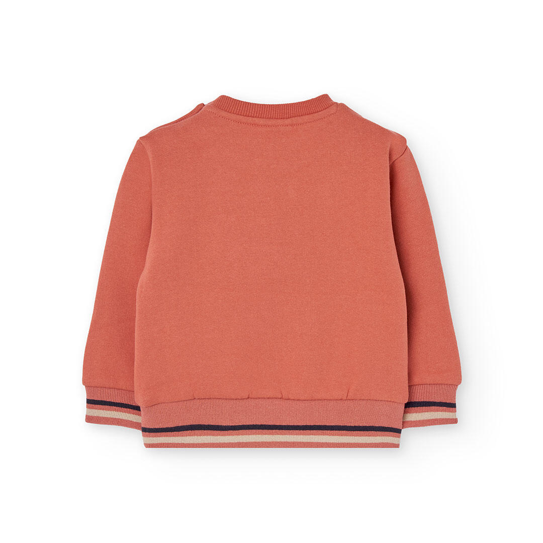 Sudadera Gimnasia Niño Boboli Naranja 2/4