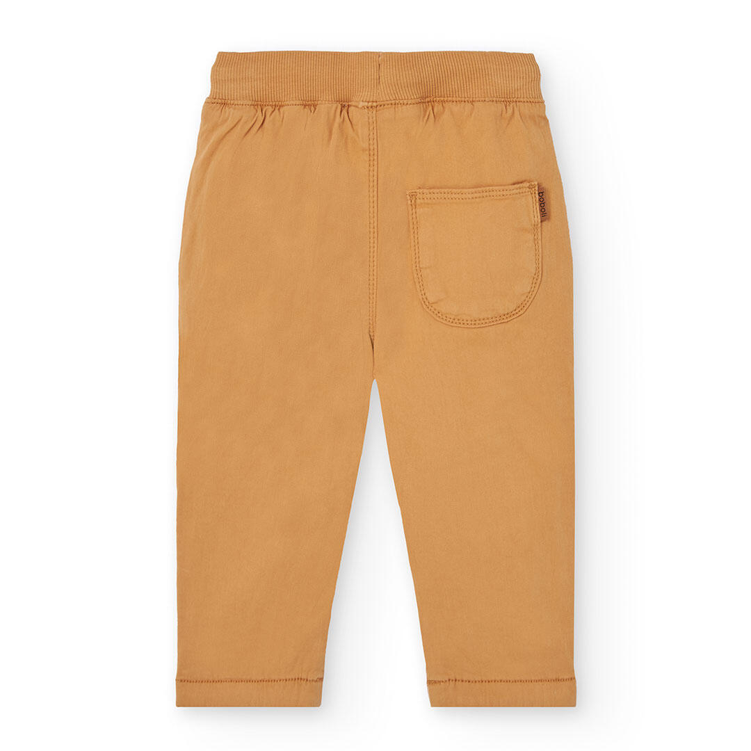 Pantalón Gimnasia Niño Boboli Amarillo 2/4