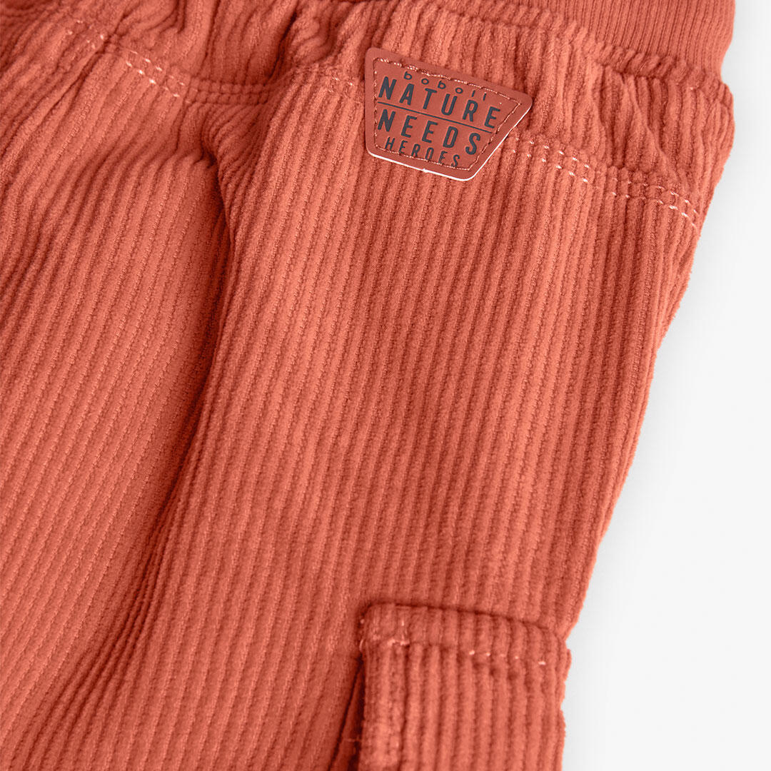 Pantalón Gimnasia Niño Boboli Naranja 4/4