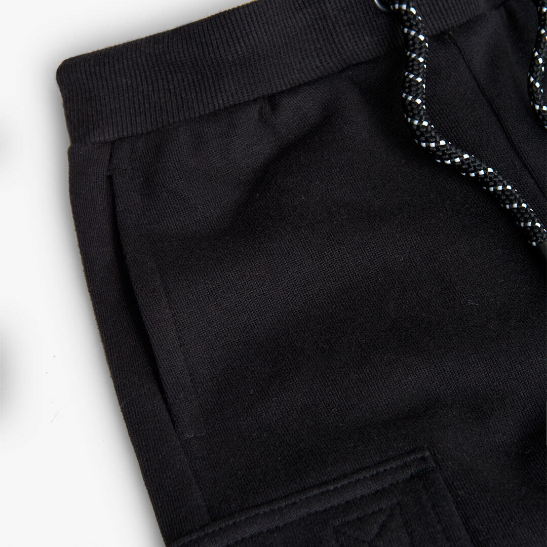 Pantalón Gimnasia Niño Boboli Negro 3/4