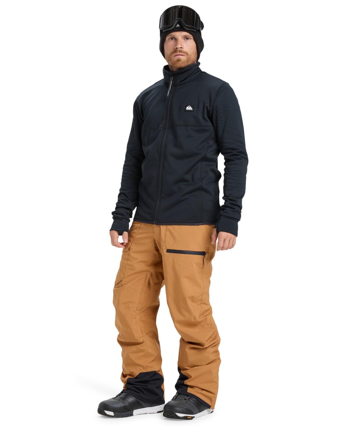 Funktionelle Snow-Hose UTILITY Braun Herren 3/4