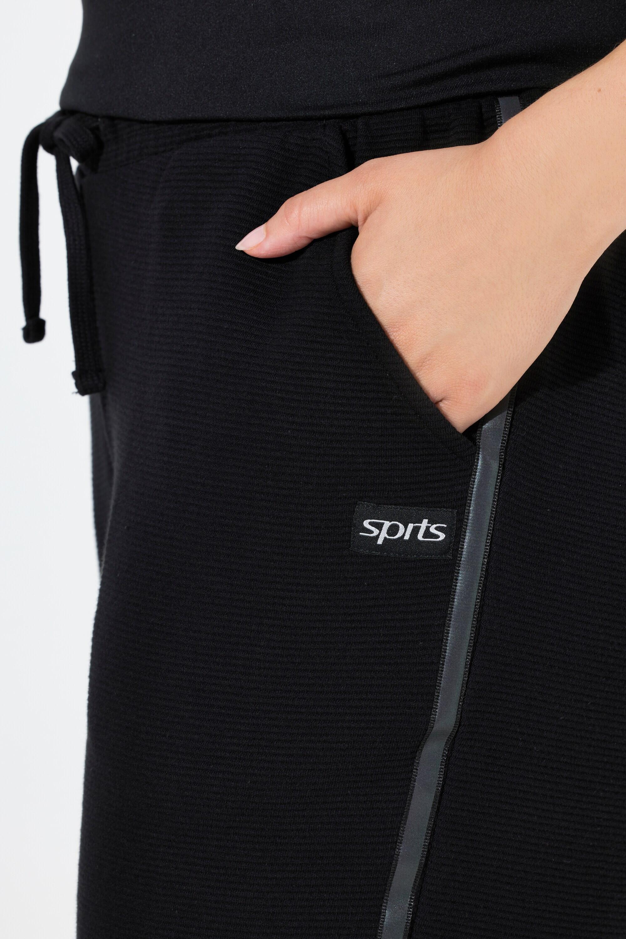 Femme Pantalon de jogging large à taille élastique et élément réfléchissant 3/6
