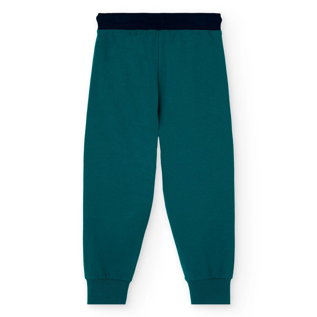 Pantalón Gimnasia Niño Boboli Verde 2/4
