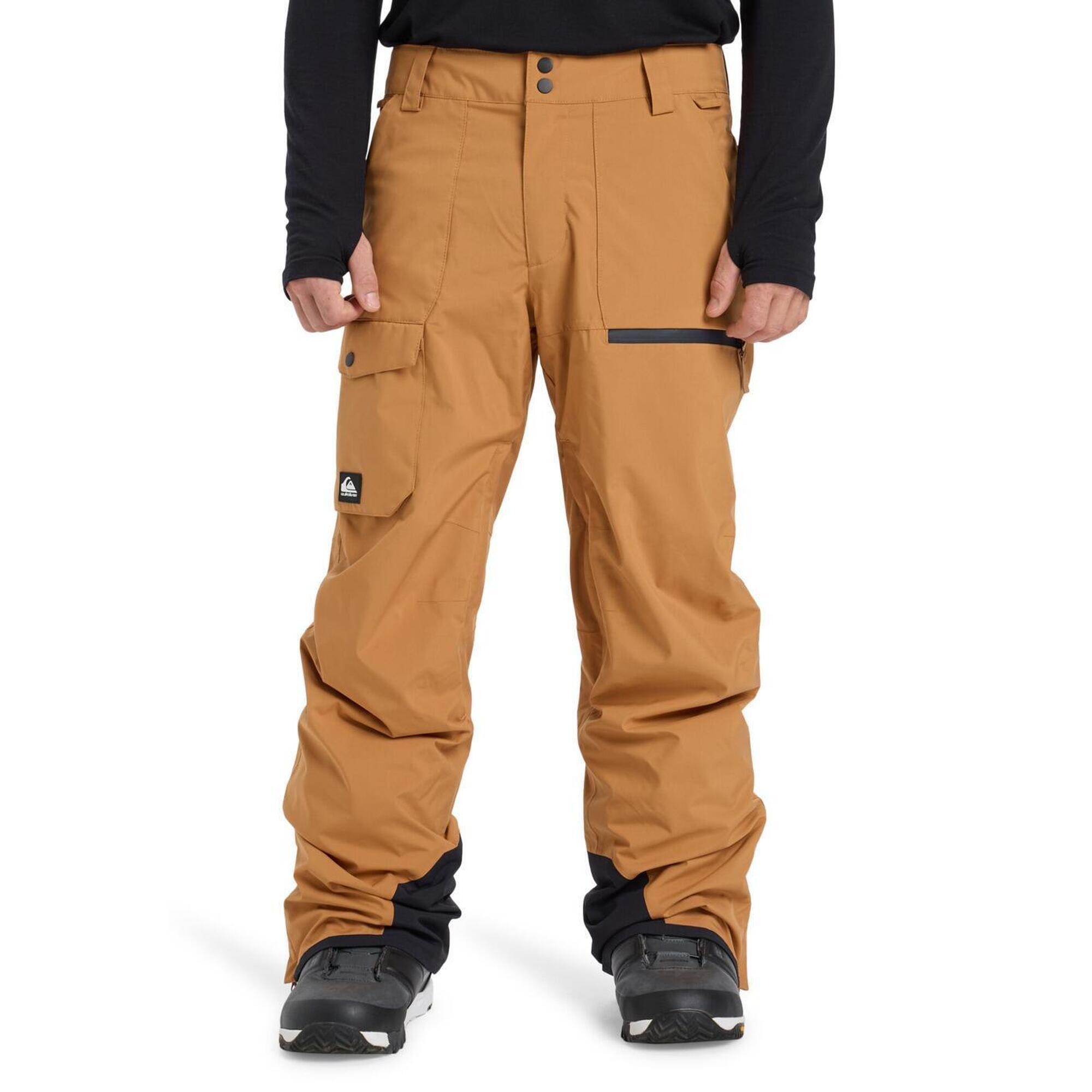 Quiksilver - Pantalon De Snow Technique Utility Marron Homme - Pantalon De Ski - Marron - Decathlon