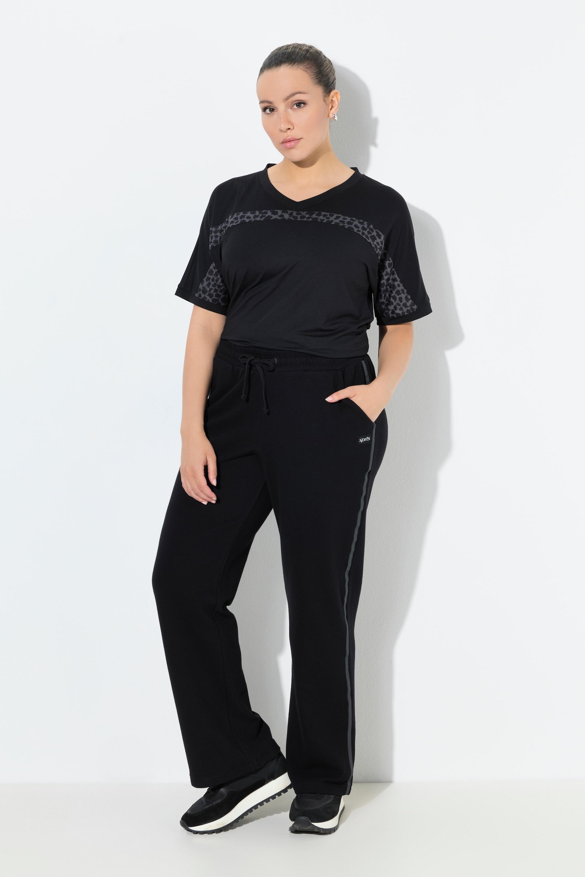 Femme Pantalon de jogging large à taille élastique et élément réfléchissant 5/6