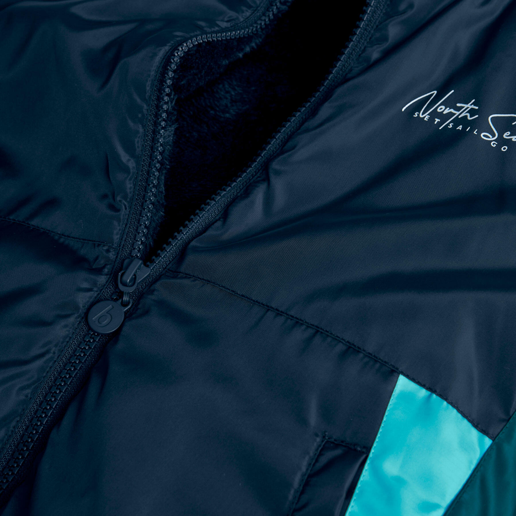 Parka Senderismo Niño Boboli Azul 3/4