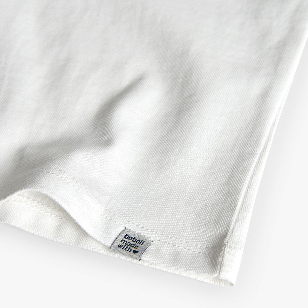 Camiseta Gimnasia Niña Boboli Blanco 4/4