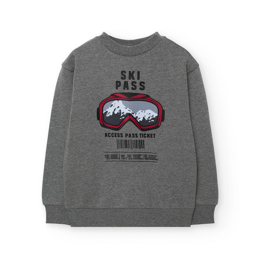 Conjunto Gimnasia Niño Boboli Gris 3/7