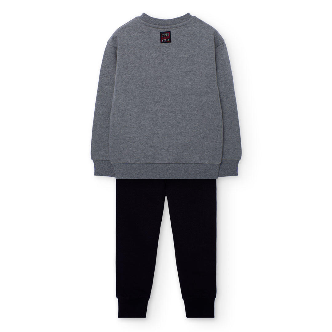 Conjunto Gimnasia Niño Boboli Gris 2/7