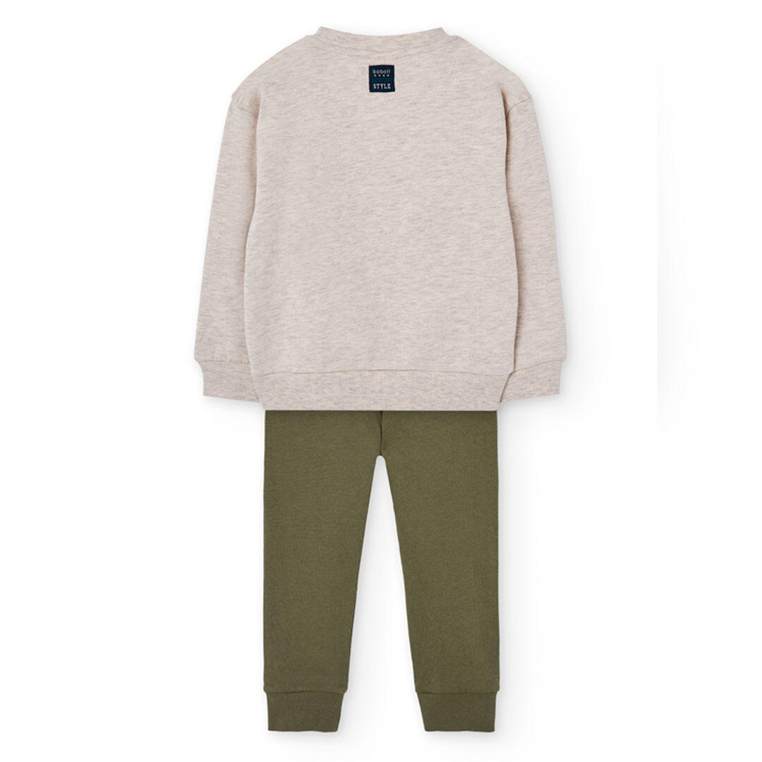 Conjunto Gimnasia Bebé Boboli Beige 2/7