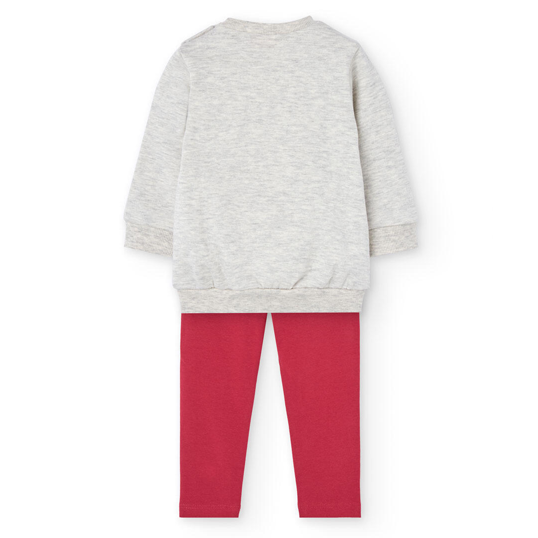 Conjunto Gimnasia Niña Boboli Rojo 2/7