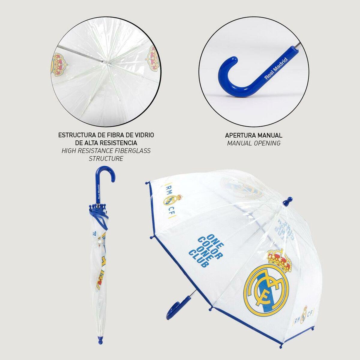 Paraguas Burbuja REAL MADRID Transparente 4/5