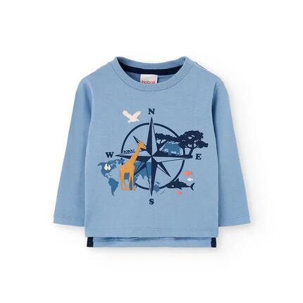 Camiseta Gimnasia Niño Boboli Gris